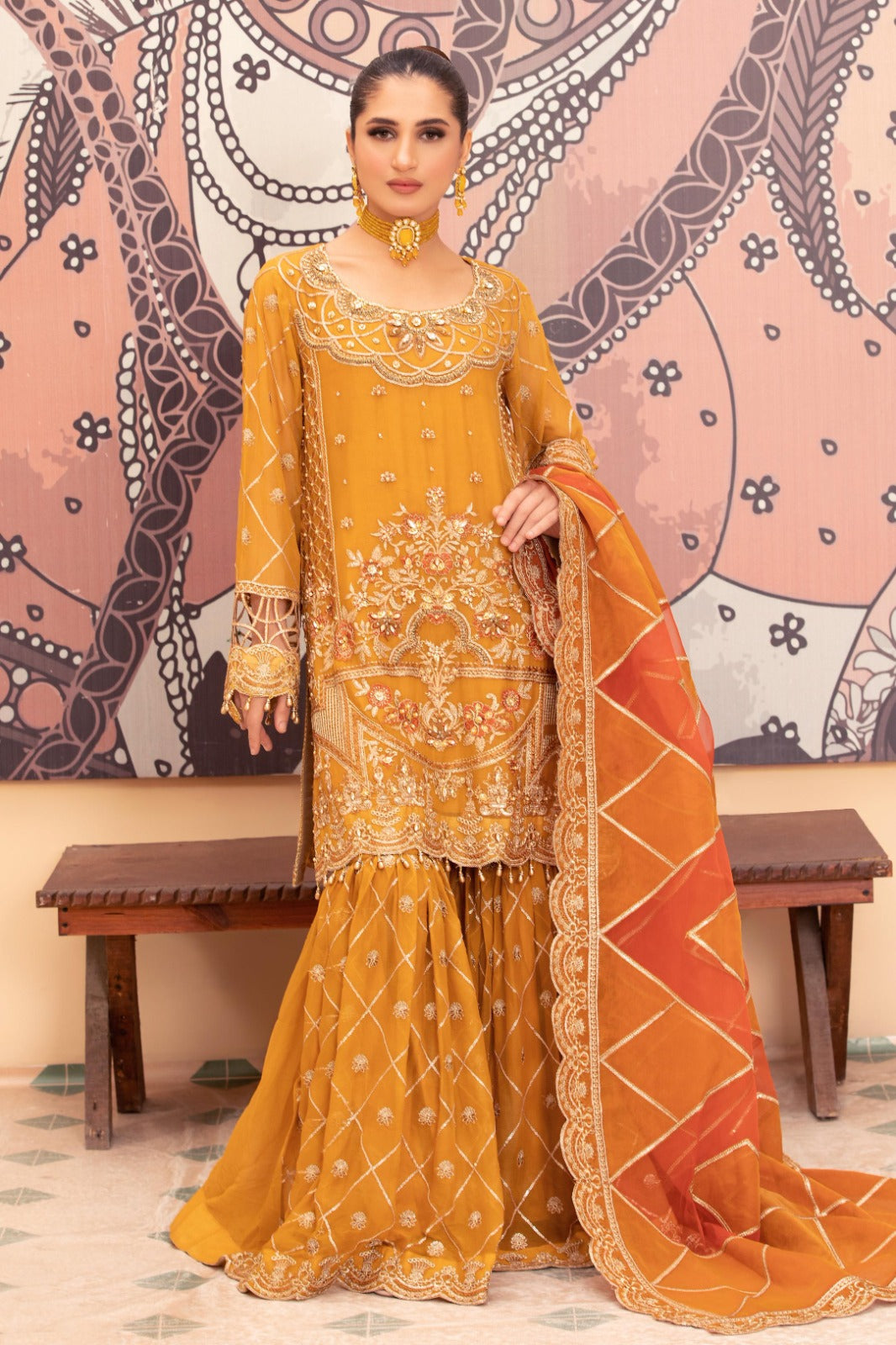 Diara Couture | Tehzeeb Wedding Formals |G. HARVEST