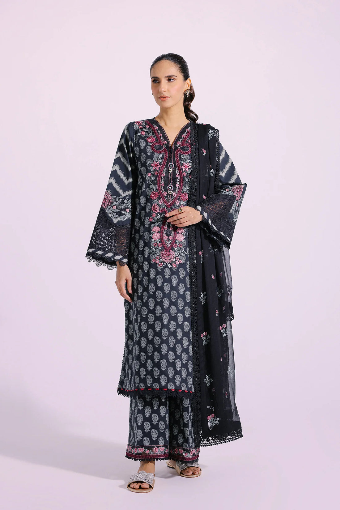 Ethnic | Rozana Collection SS 24 | E0412/203/902 - Khanumjan  Pakistani Clothes and Designer Dresses in UK, USA 