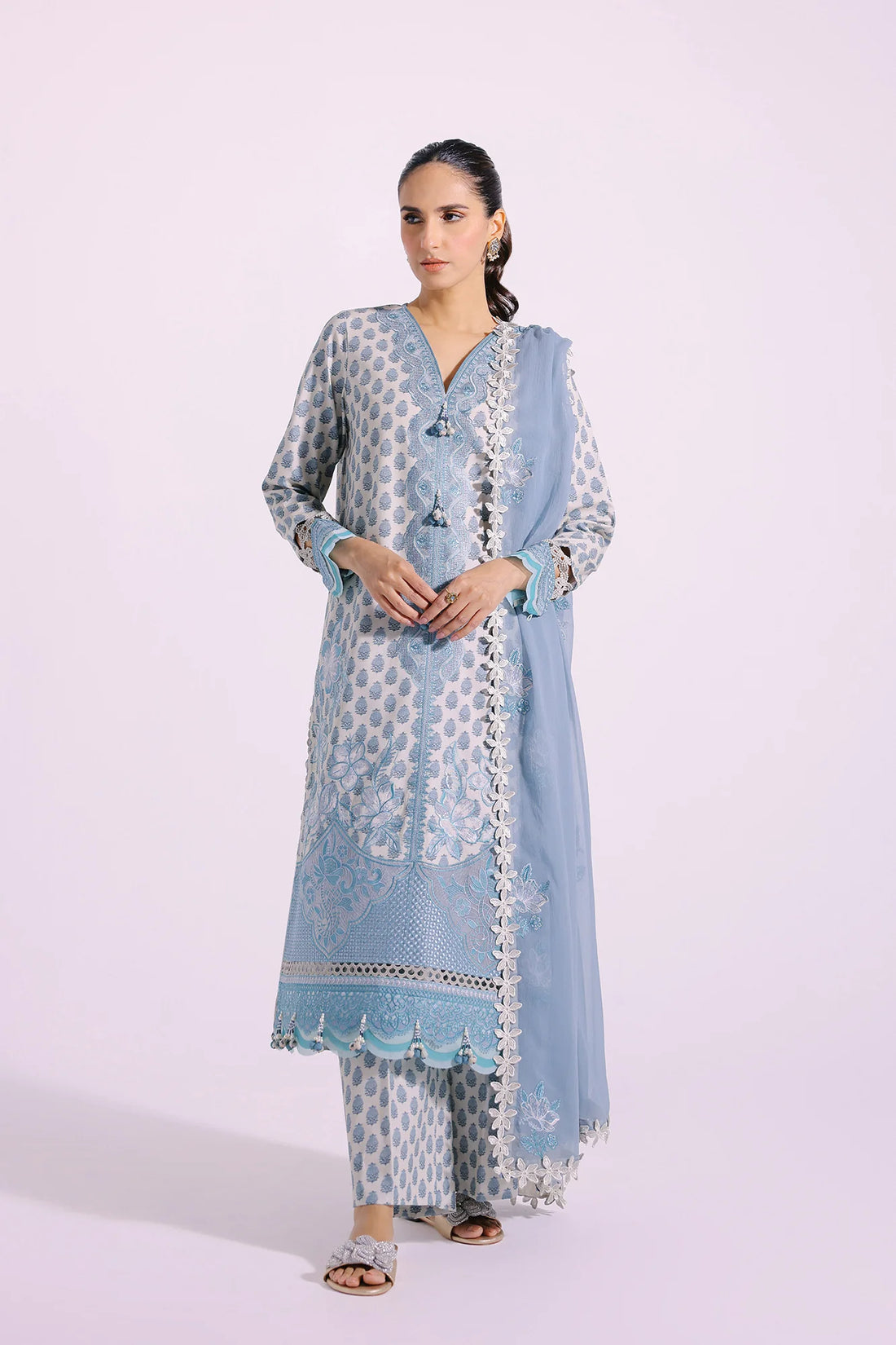 Ethnic | Rozana Collection SS 24 | E0413/203/615 - Khanumjan  Pakistani Clothes and Designer Dresses in UK, USA 