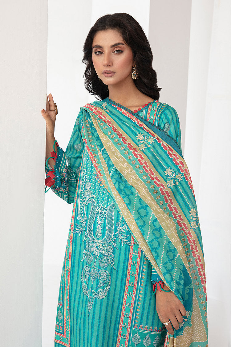 Ellena | Printed Lawn Collection | D18 - Khanumjan  Pakistani Clothes and Designer Dresses in UK, USA 