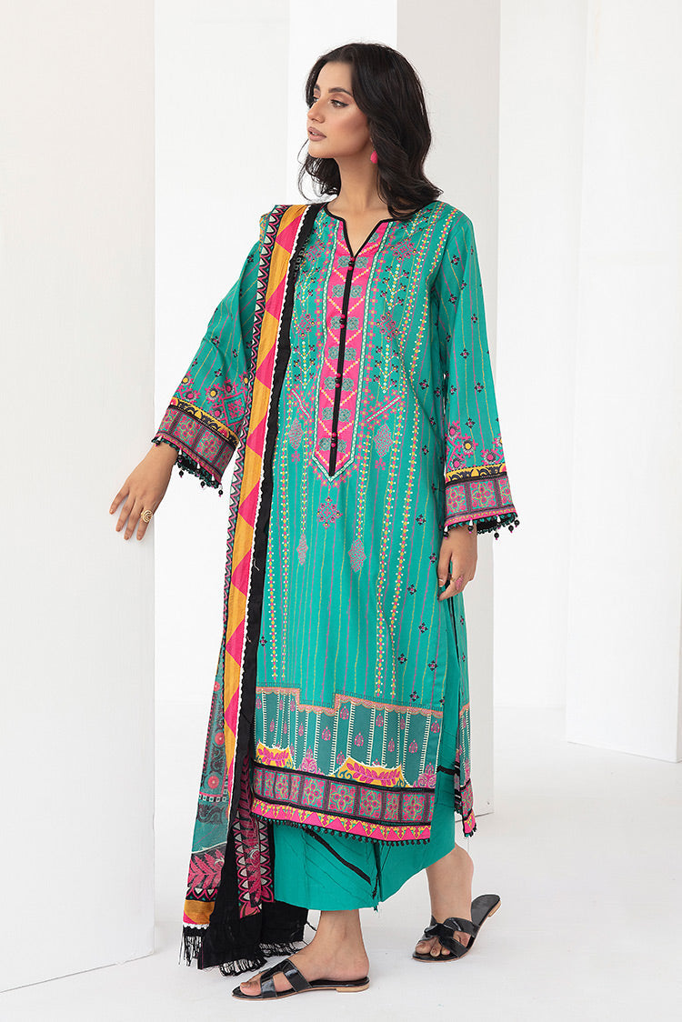 Ellena | Printed Lawn Collection | D19 - Khanumjan  Pakistani Clothes and Designer Dresses in UK, USA 