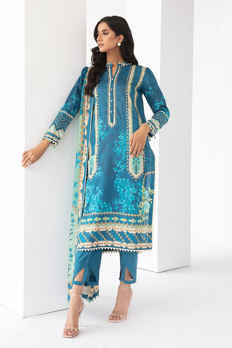 Ellena | Printed Lawn Collection | D23 - Khanumjan  Pakistani Clothes and Designer Dresses in UK, USA 