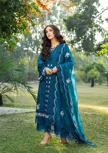 Elaf Premium | Luxury Lawn 26 | ELY-06 SAPPHIRE