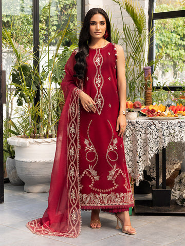 Izel | Meadow Muse Embroidered Lawn 25 | EVARA