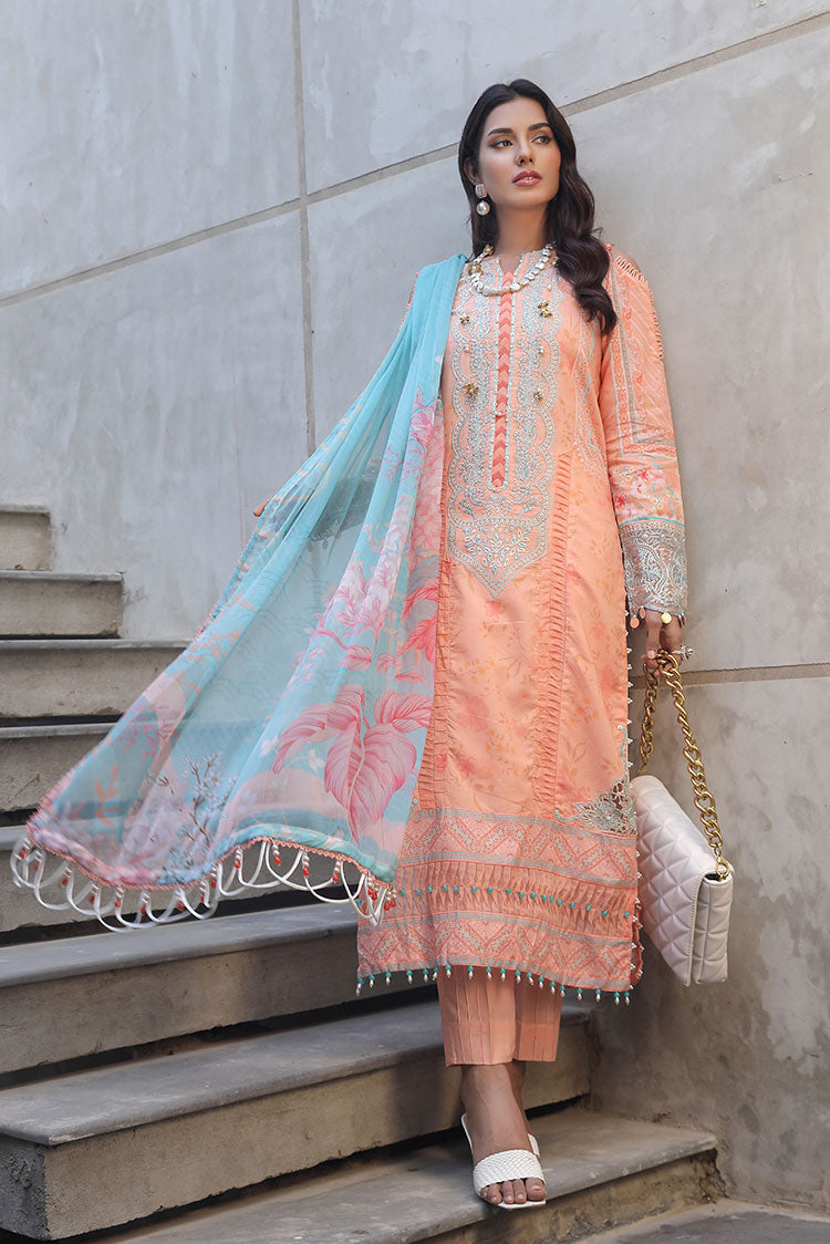 Ellena | Printed Lawn Collection | D03 - Khanumjan  Pakistani Clothes and Designer Dresses in UK, USA 