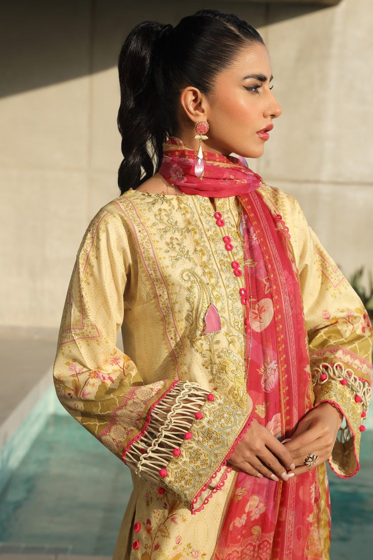 Ellena | Printed Lawn Collection | D06 - Khanumjan  Pakistani Clothes and Designer Dresses in UK, USA 