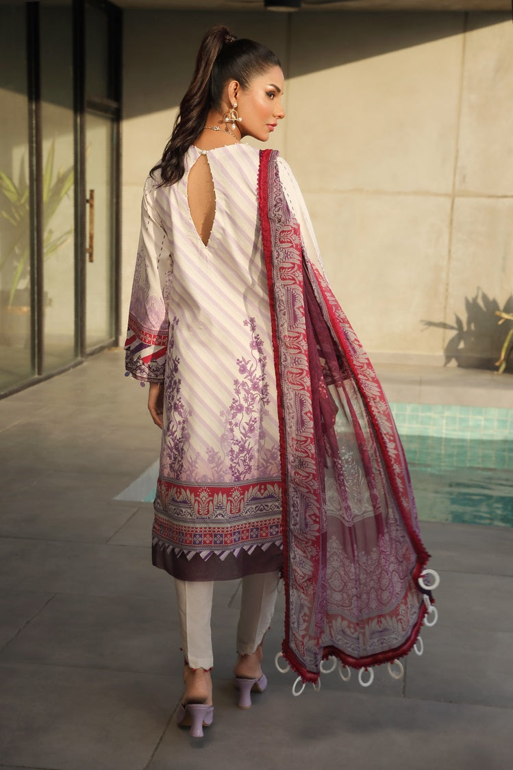 Ellena | Printed Lawn Collection | D07 - Khanumjan  Pakistani Clothes and Designer Dresses in UK, USA 