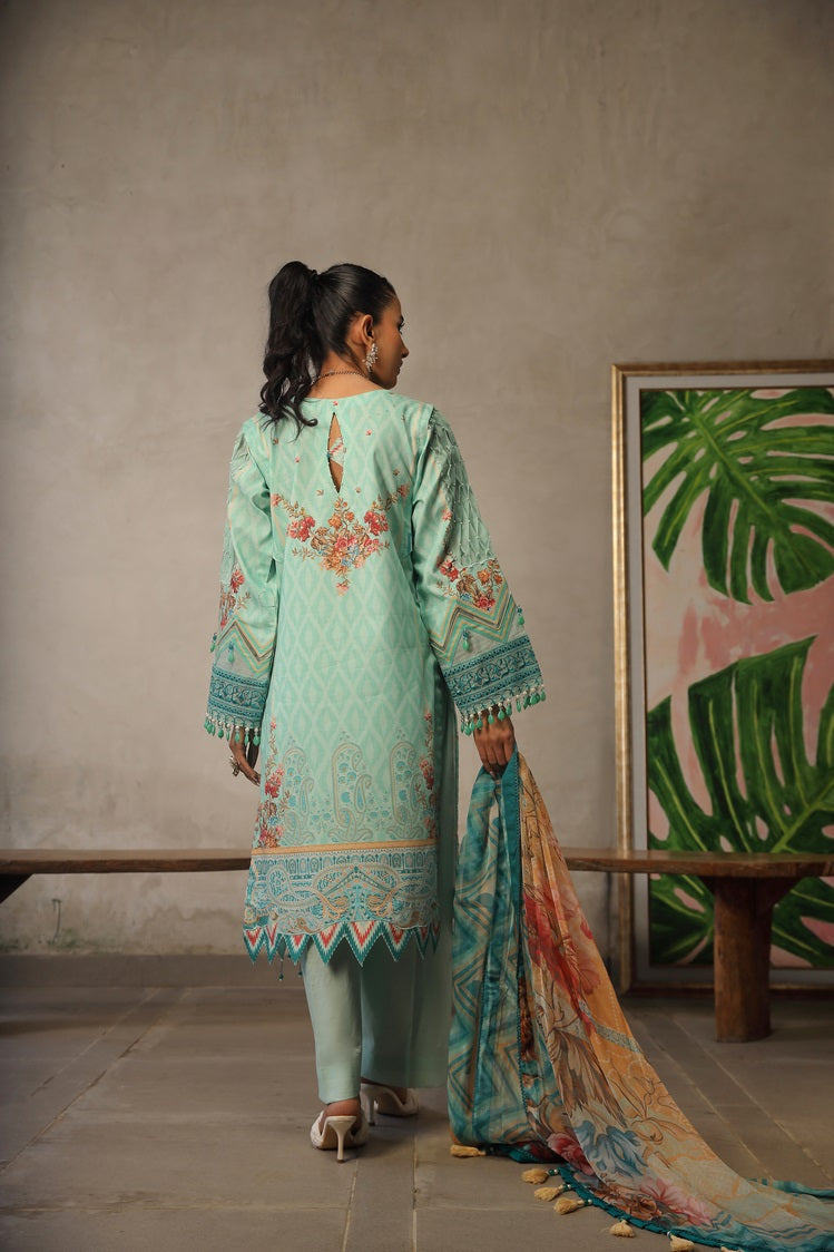 Ellena | Printed Lawn Collection | D09 - Khanumjan  Pakistani Clothes and Designer Dresses in UK, USA 