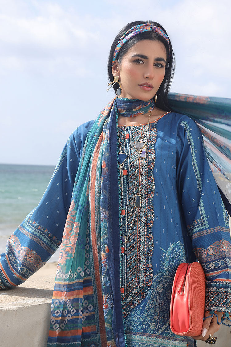 Ellena | Printed Lawn Collection | D10 - Khanumjan  Pakistani Clothes and Designer Dresses in UK, USA 