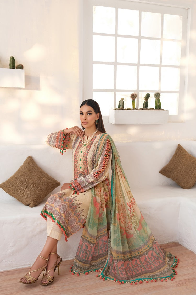 Ellena | Printed Lawn Collection | D15 - Khanumjan  Pakistani Clothes and Designer Dresses in UK, USA 