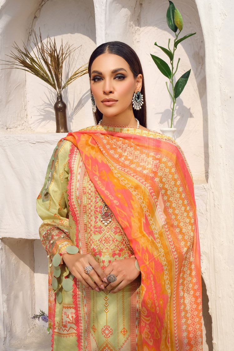 Ellena | Printed Lawn Collection | D16 - Khanumjan  Pakistani Clothes and Designer Dresses in UK, USA 