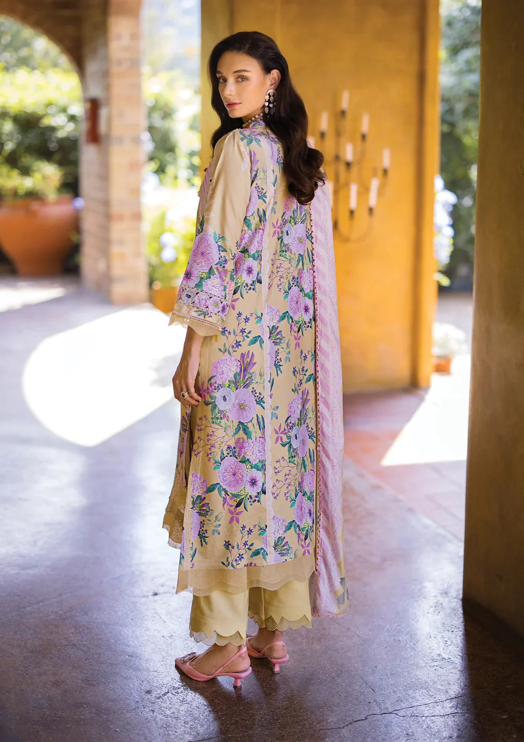 Elaf Premium | Print Chikankari 24 | ECT-04A TWINKLE - Khanumjan  Pakistani Clothes and Designer Dresses in UK, USA 