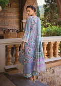 Elaf Premium | Print Chikankari 24 | ECT-03A OCEAN BLUE - Khanumjan  Pakistani Clothes and Designer Dresses in UK, USA 