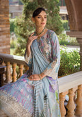 Elaf Premium | Print Chikankari 24 | ECT-03A OCEAN BLUE - Khanumjan  Pakistani Clothes and Designer Dresses in UK, USA 