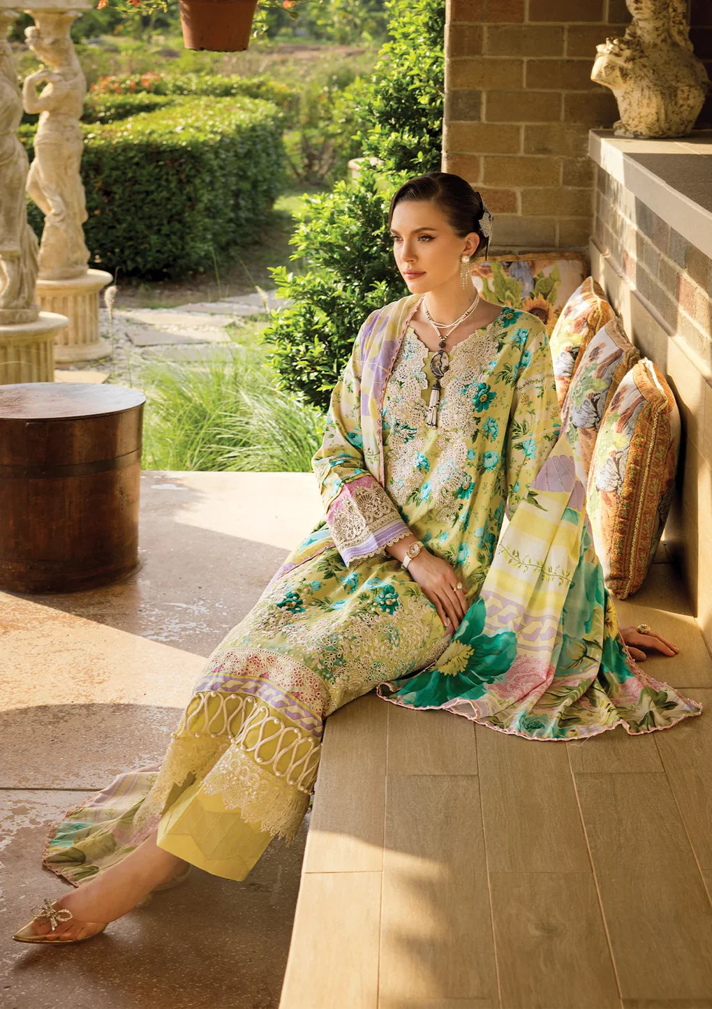 Elaf Premium | Print Chikankari 24 | ECT-06B MISTY SERENADE - Khanumjan  Pakistani Clothes and Designer Dresses in UK, USA 