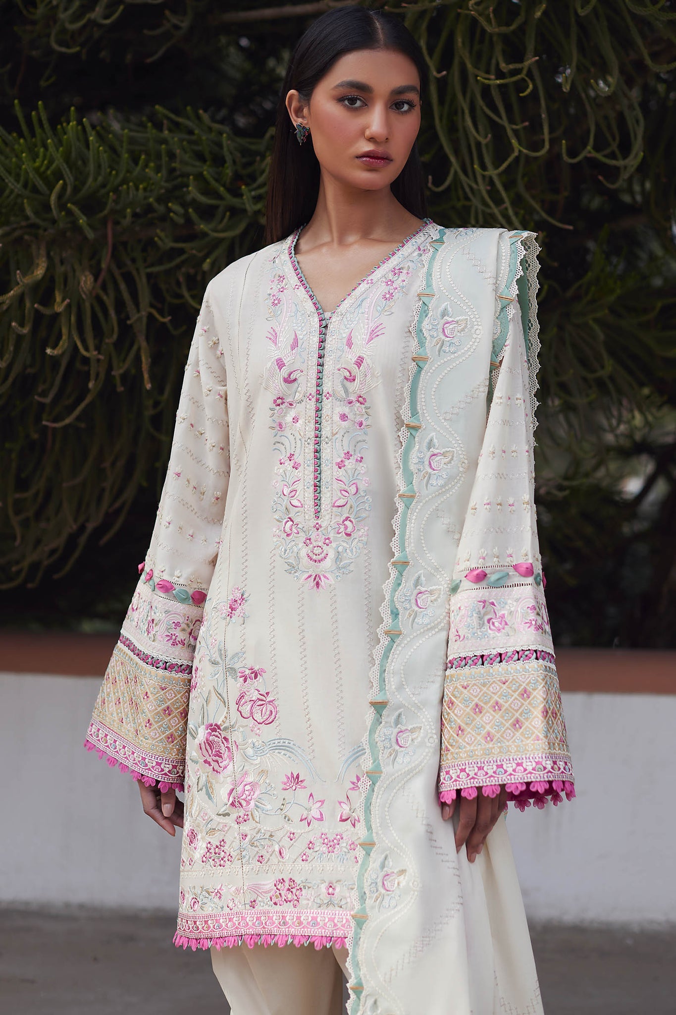 Elan | Lawn’24 | AIRA (EL24-10 B) - Khanumjan  Pakistani Clothes and Designer Dresses in UK, USA 