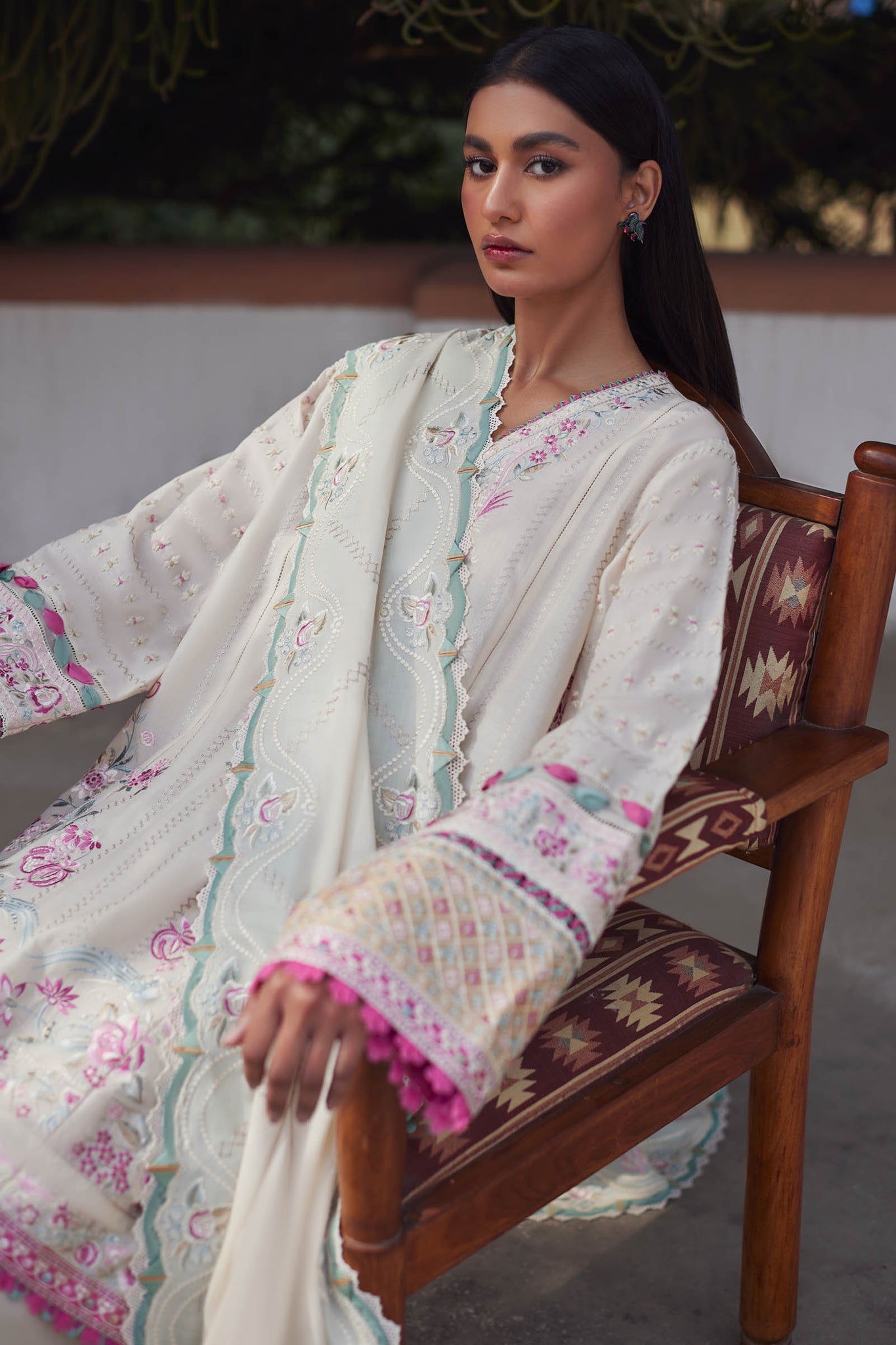 Elan | Lawn’24 | AIRA (EL24-10 B) - Khanumjan  Pakistani Clothes and Designer Dresses in UK, USA 