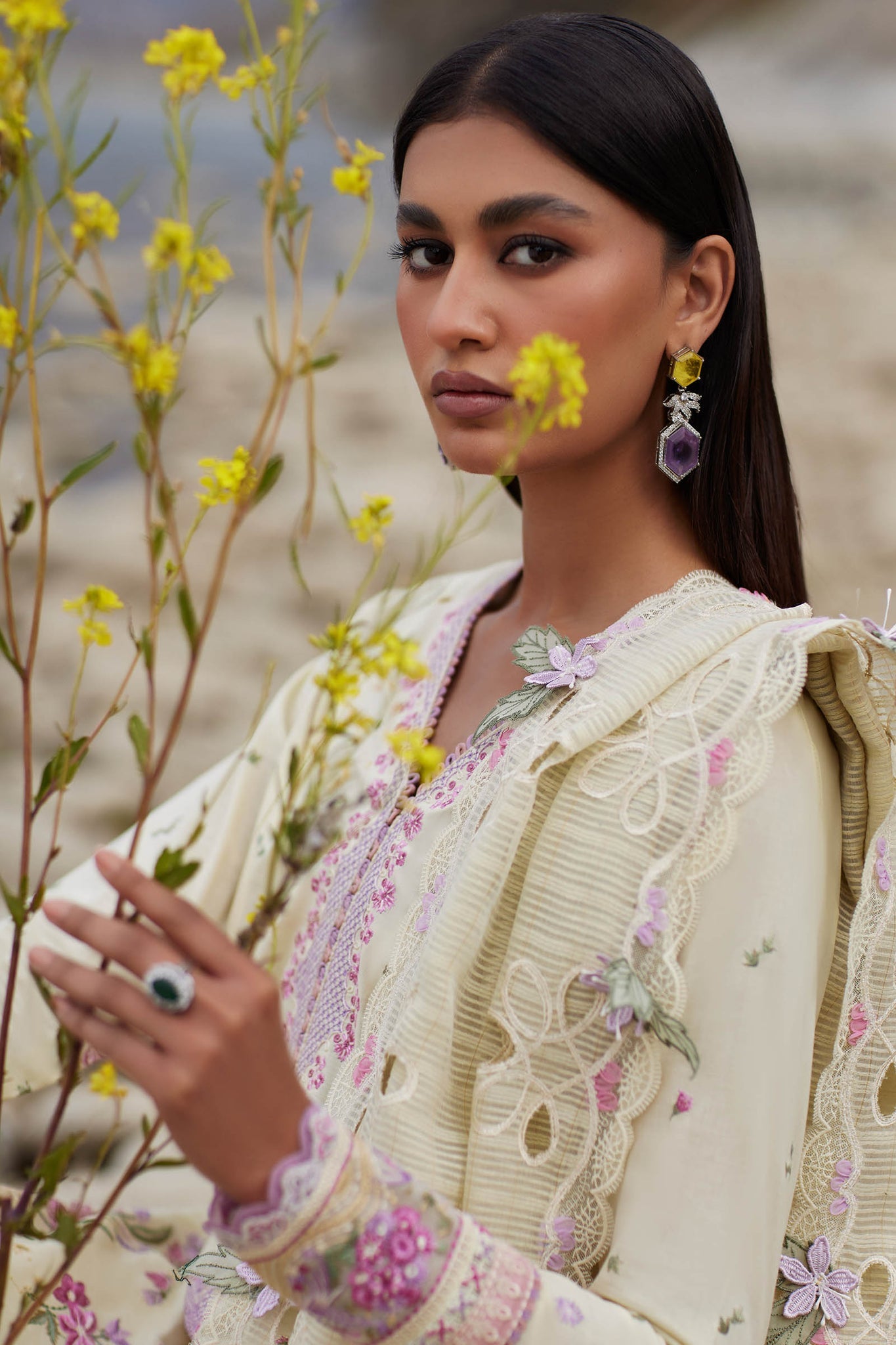 Elan | Lawn’24 | NEDINE (EL24-02 B) - Khanumjan  Pakistani Clothes and Designer Dresses in UK, USA 