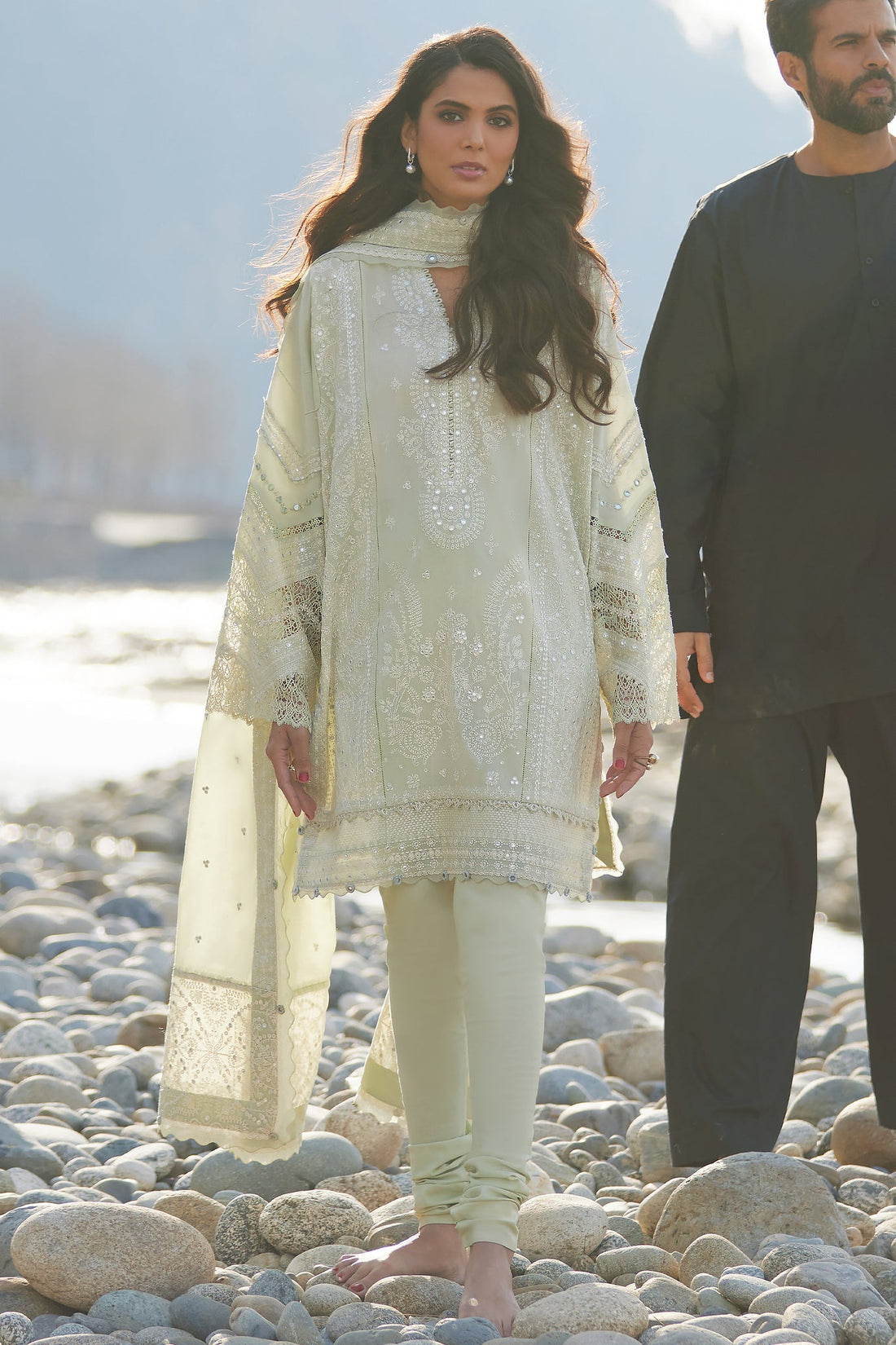 Elan | Lawn’24 | ZEINA (EL24-12 A) - Khanumjan  Pakistani Clothes and Designer Dresses in UK, USA 