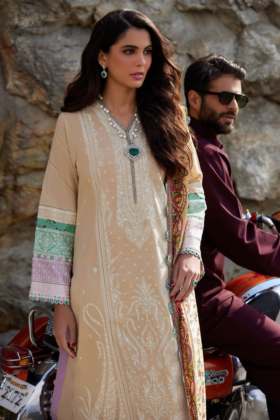 Elan | Lawn’24 | SHERINE (EL24-07 B) - Khanumjan  Pakistani Clothes and Designer Dresses in UK, USA 