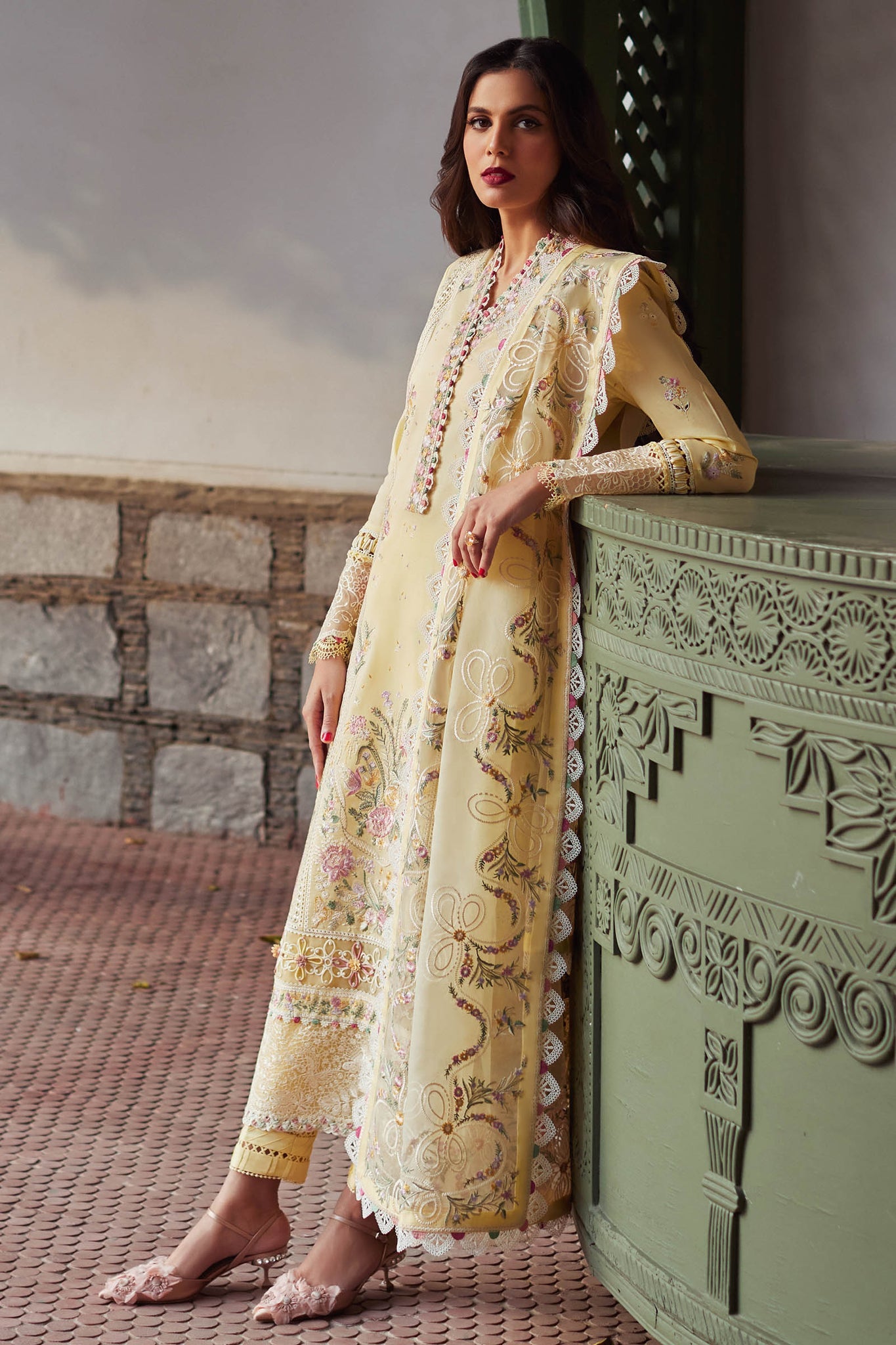 Elan | Lawn’24 | ZENEL (EL24-08 B) - Khanumjan  Pakistani Clothes and Designer Dresses in UK, USA 