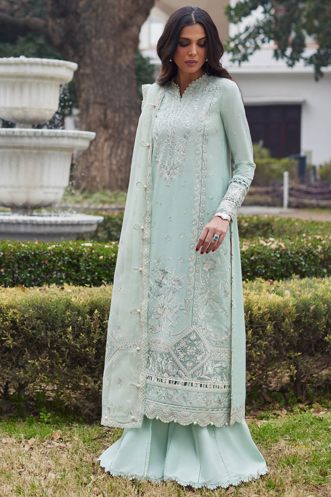 Elan | Lawn’24 | MINA (EL24-01 B) - Khanumjan  Pakistani Clothes and Designer Dresses in UK, USA 