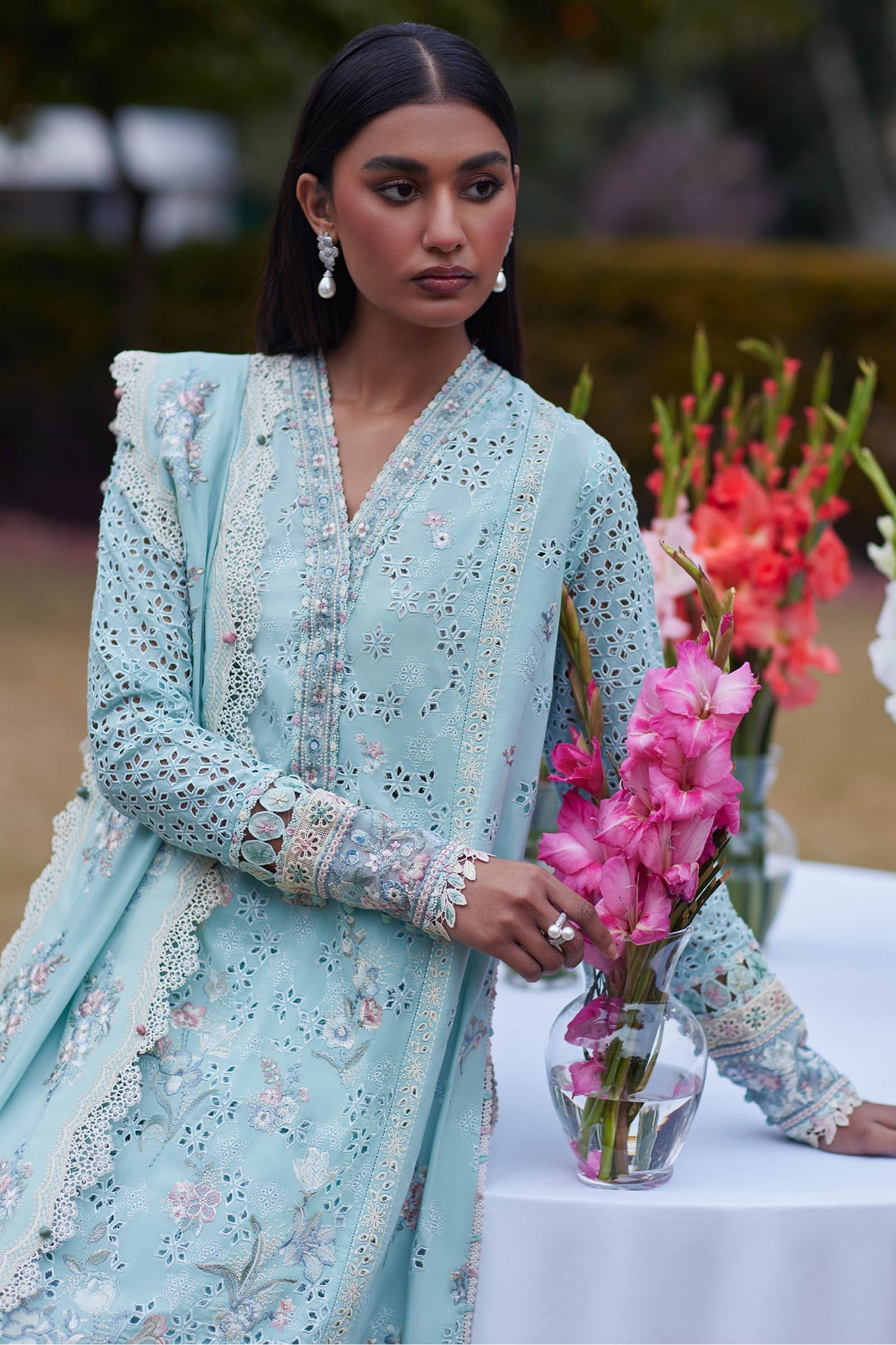 Elan | Lawn’24 | AIREEN (EL24-09 B) - Khanumjan  Pakistani Clothes and Designer Dresses in UK, USA 