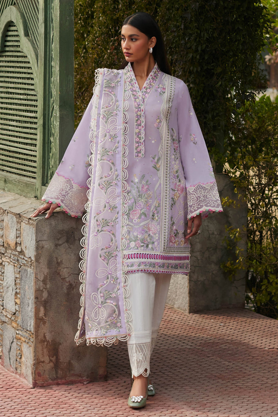 Elan | Lawn’24 | ZENEL (EL24-08 A) - Khanumjan  Pakistani Clothes and Designer Dresses in UK, USA 