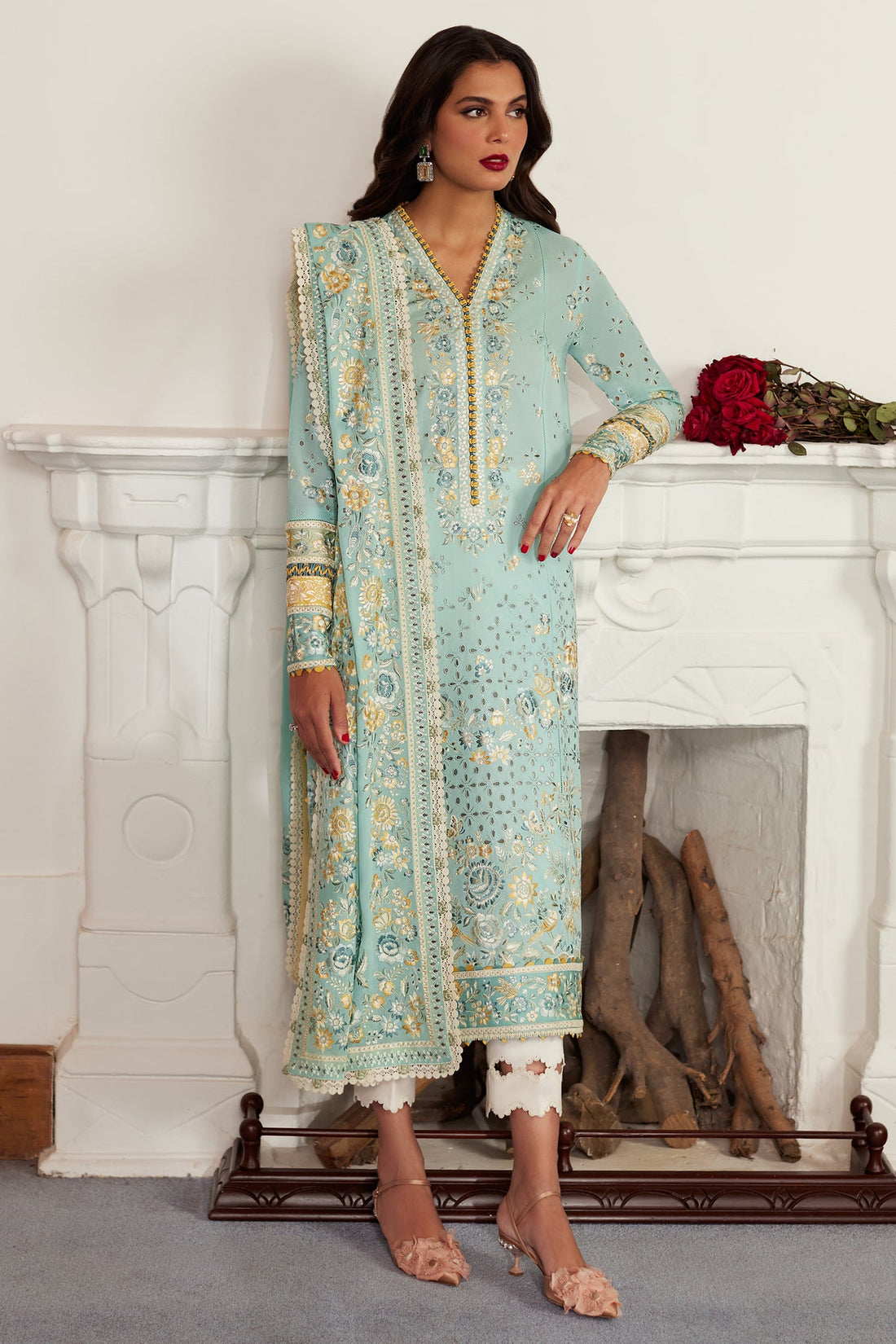 Elan | Lawn’24 | IVANA (EL24-06 A) - Khanumjan  Pakistani Clothes and Designer Dresses in UK, USA 