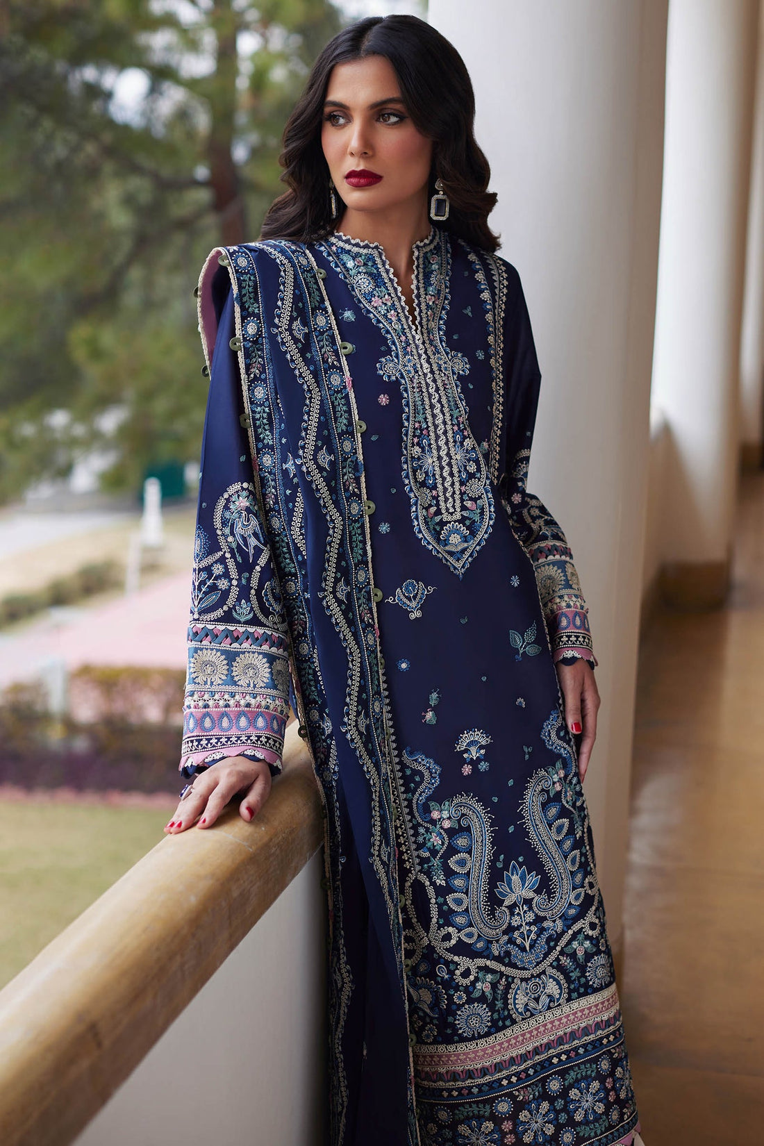 Elan | Lawn’24 | MAHROSH (EL24-04 B) - Khanumjan  Pakistani Clothes and Designer Dresses in UK, USA 