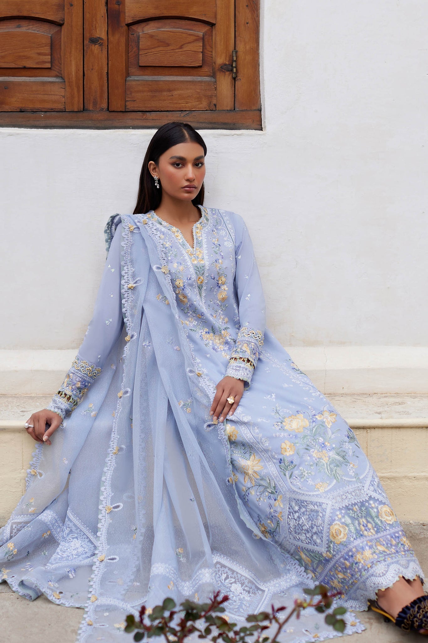 Elan | Lawn’24 | MINA (EL24-01 A) - Khanumjan  Pakistani Clothes and Designer Dresses in UK, USA 