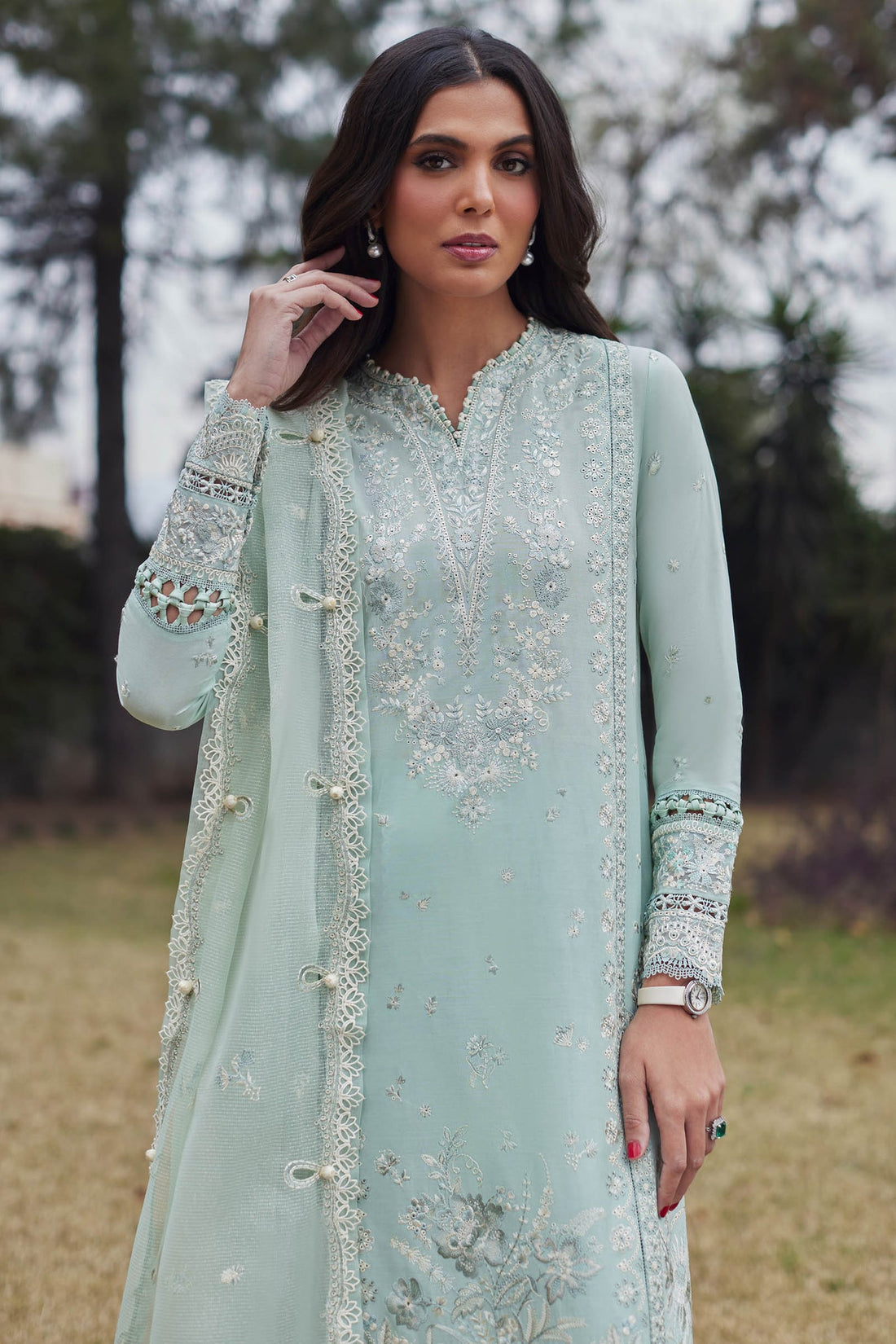 Elan | Lawn’24 | MINA (EL24-01 B) - Khanumjan  Pakistani Clothes and Designer Dresses in UK, USA 