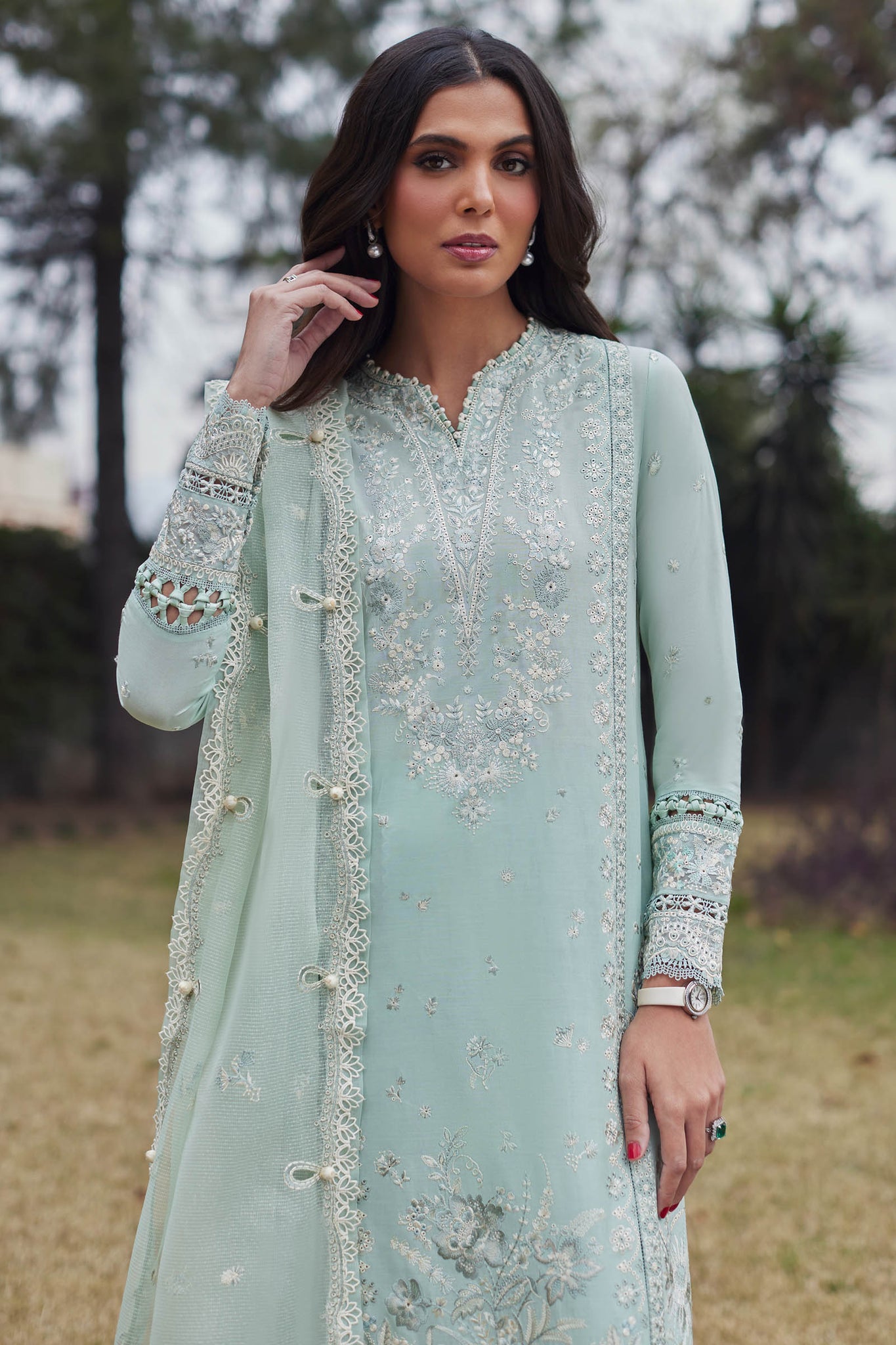 Elan | Lawn’24 | MINA (EL24-01 B) - Khanumjan  Pakistani Clothes and Designer Dresses in UK, USA 