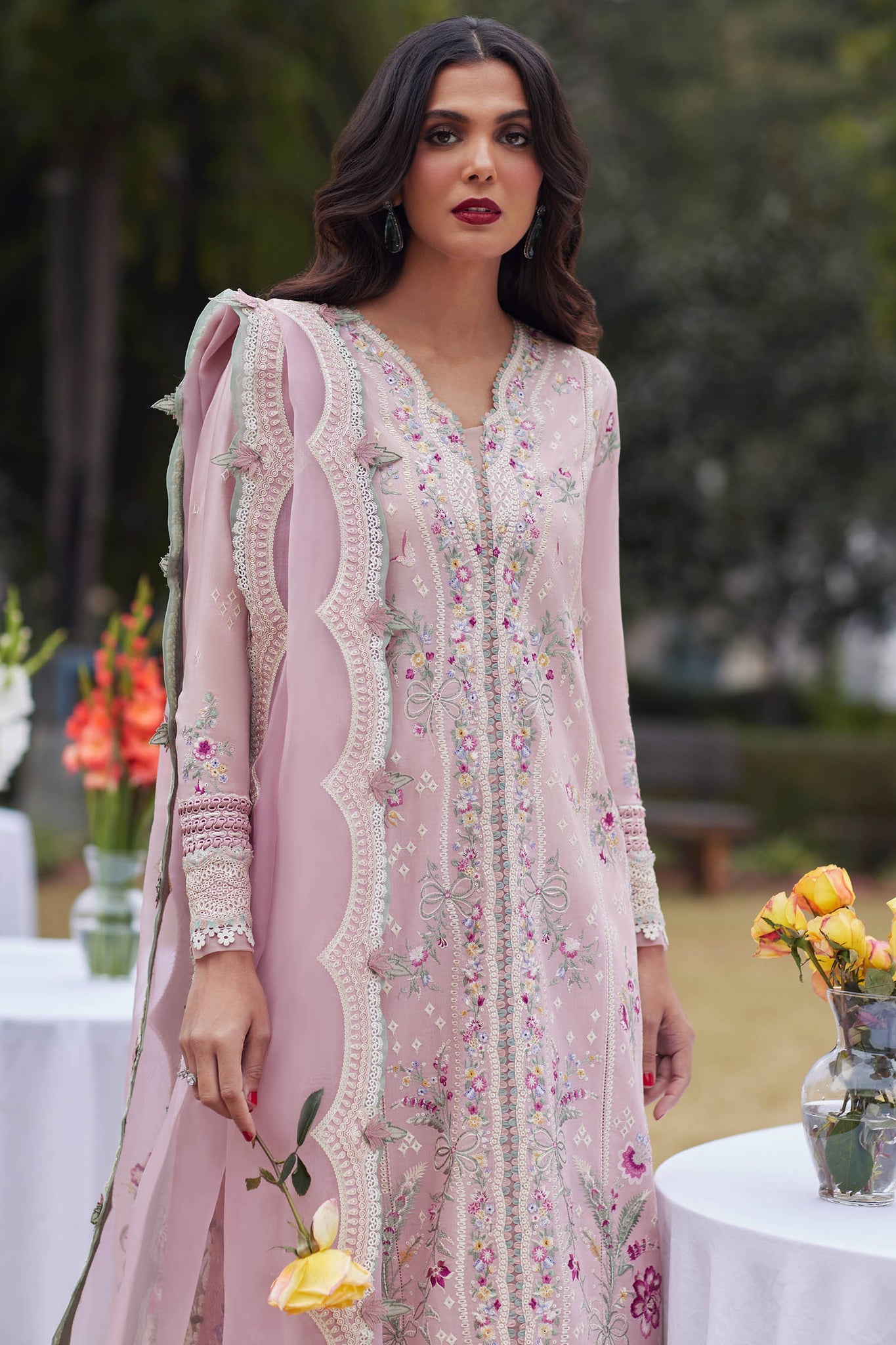 Elan | Lawn’24 | MIRZETA (EL24-11 B) - Khanumjan  Pakistani Clothes and Designer Dresses in UK, USA 