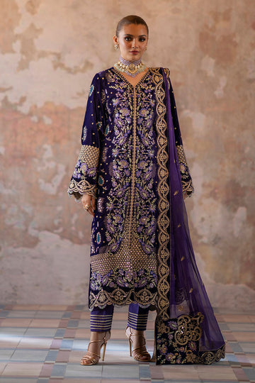 Emaan Adeel | Saanjh Velvet Collection 24 |  Aroosh