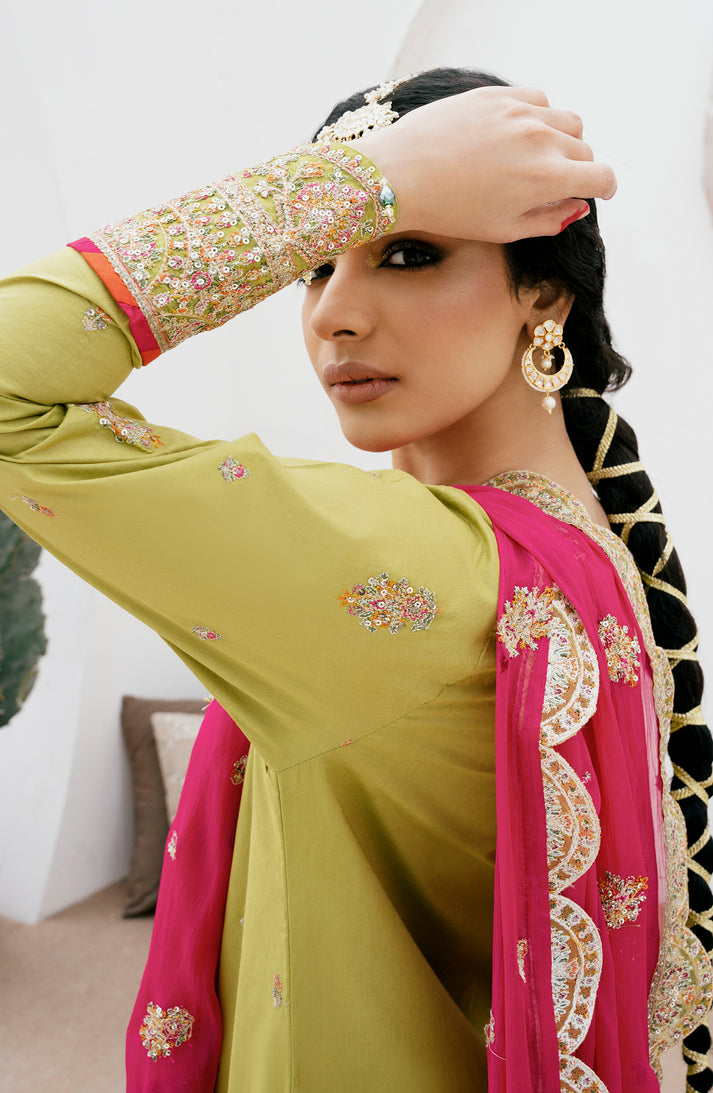 Emaan Adeel | Gul Mohr Eid Pret | ESHAL - Khanumjan  Pakistani Clothes and Designer Dresses in UK, USA 