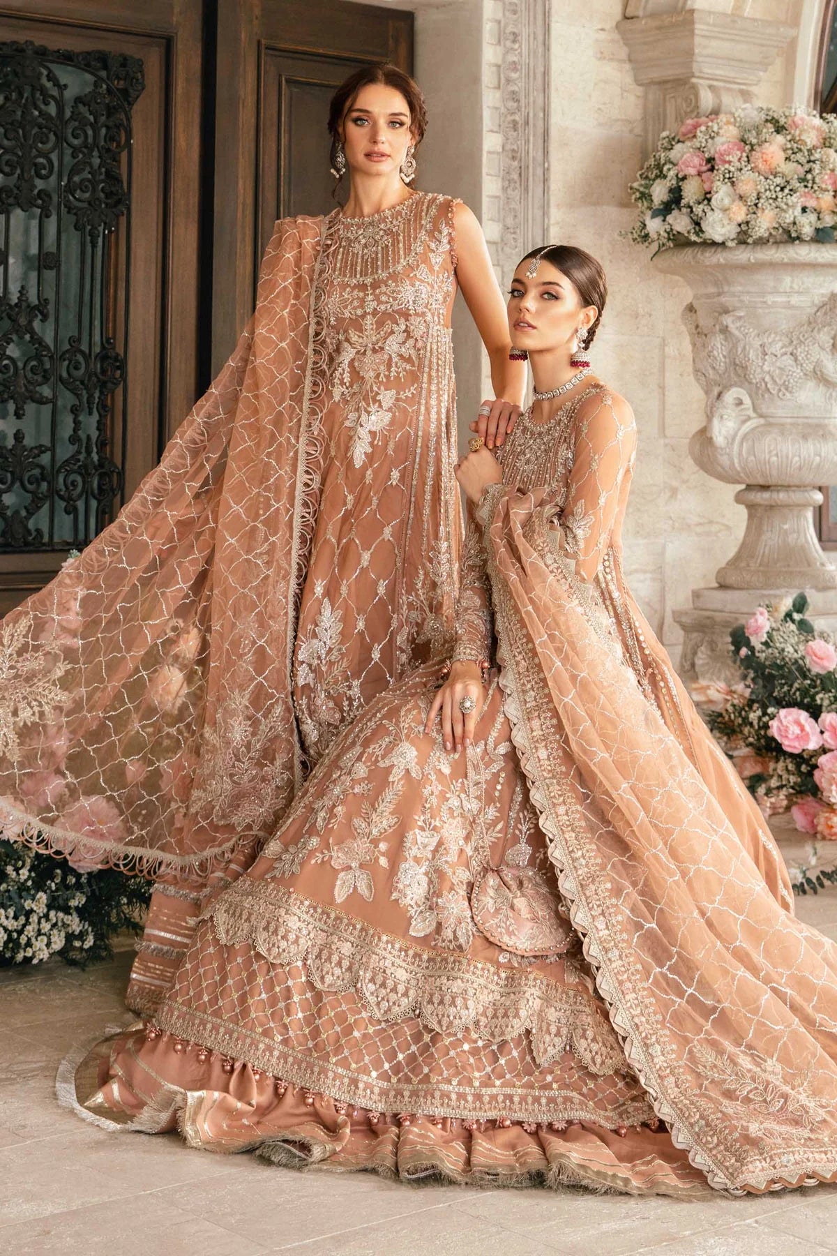 Maria B | Mbroidered Fabrics 2024 | BD-2804 - Khanumjan  Pakistani Clothes and Designer Dresses in UK, USA 