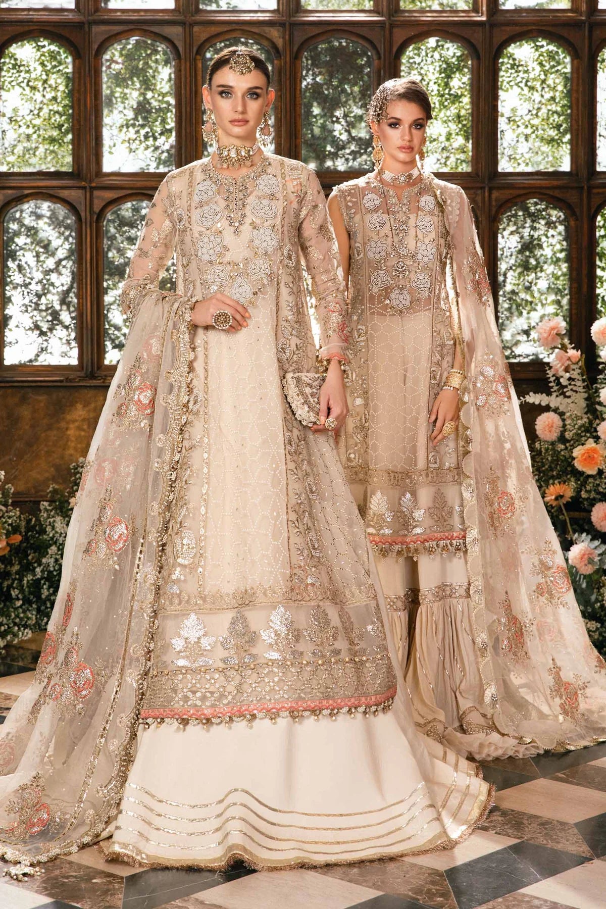 Maria B | Mbroidered Fabrics 2024 | BD-2805 - Khanumjan  Pakistani Clothes and Designer Dresses in UK, USA 