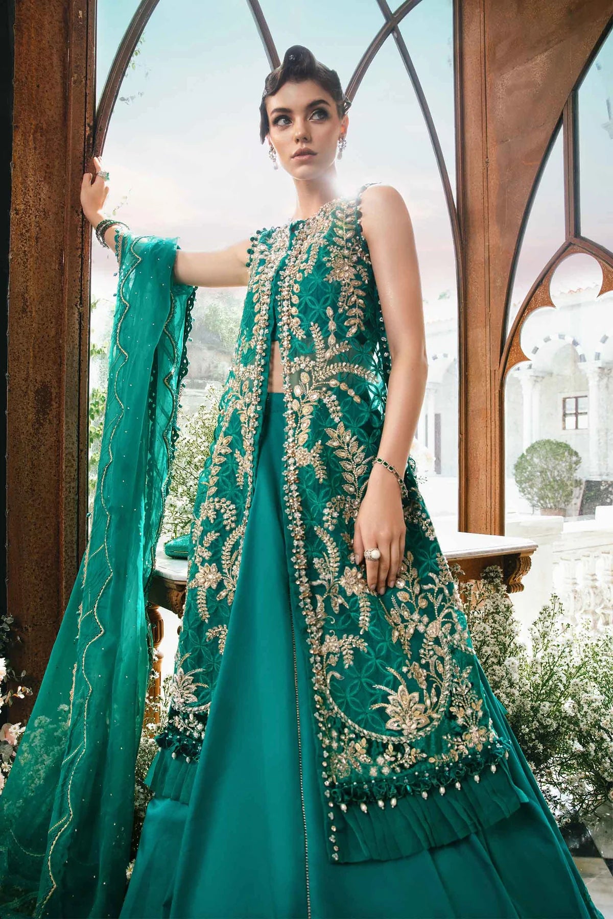 Maria B | Mbroidered Fabrics 2024 | BD-2806 - Khanumjan  Pakistani Clothes and Designer Dresses in UK, USA 