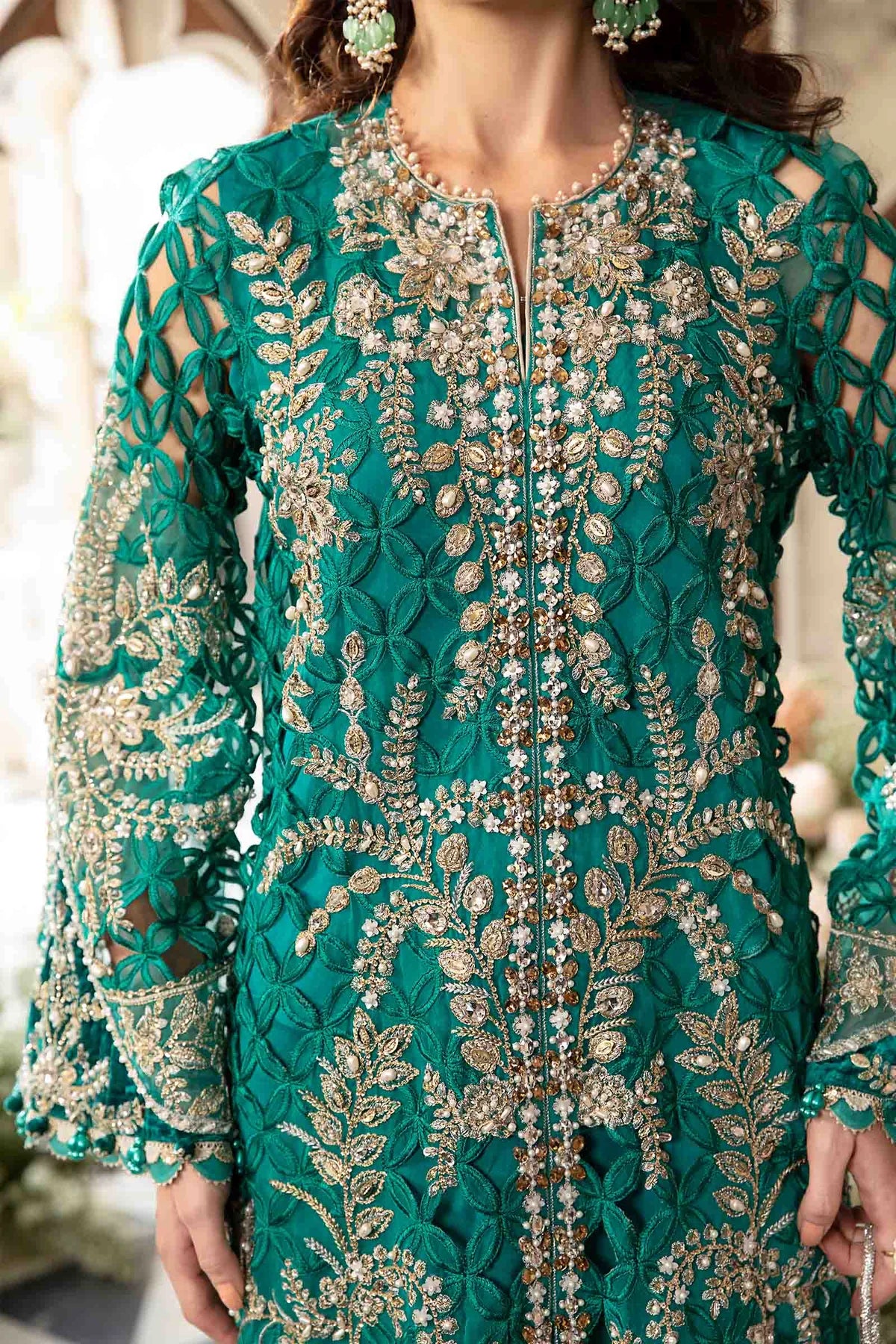 Maria B | Mbroidered Fabrics 2024 | BD-2806 - Khanumjan  Pakistani Clothes and Designer Dresses in UK, USA 