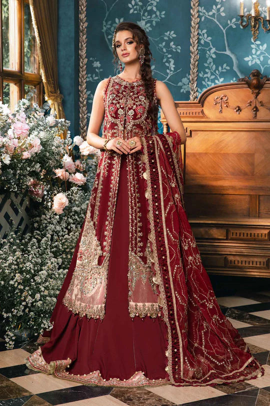 Maria B | Mbroidered Fabrics 2024 | BD-2807 - Khanumjan  Pakistani Clothes and Designer Dresses in UK, USA 