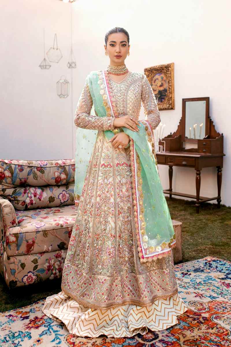 Ezra | Wedding Collection | Sage - Khanumjan  Pakistani Clothes and Designer Dresses in UK, USA 