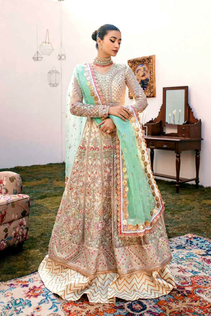 Ezra | Wedding Collection | Sage - Khanumjan  Pakistani Clothes and Designer Dresses in UK, USA 