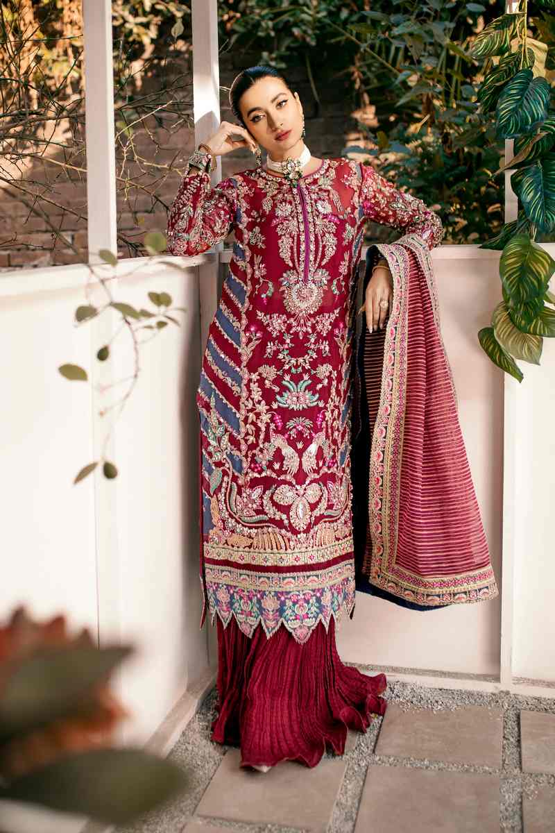 Ezra | Wedding Collection | Poppy - Khanumjan  Pakistani Clothes and Designer Dresses in UK, USA 