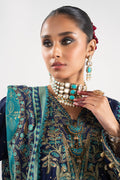 Alkaram | Festive Collection | FC-W-29K-23-3-Dark Blue - Khanumjan  Pakistani Clothes and Designer Dresses in UK, USA 