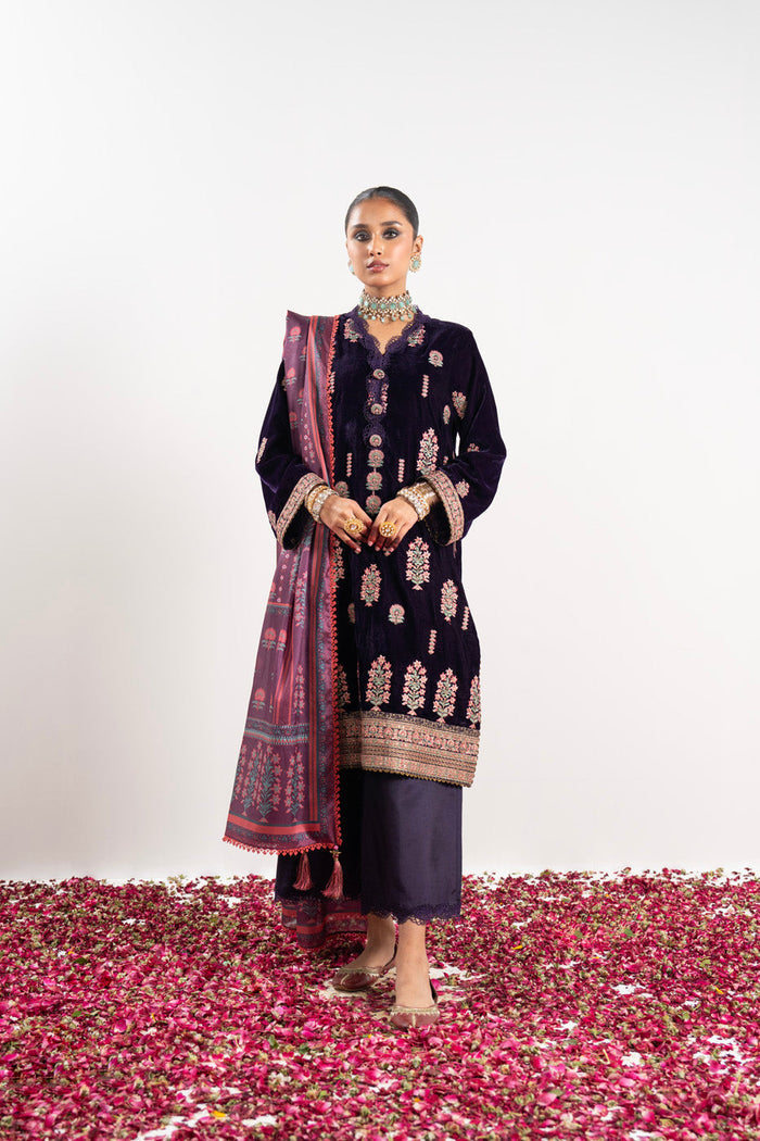 Alkaram | Festive Collection | FC-W-7B-23-3-Purple - Khanumjan  Pakistani Clothes and Designer Dresses in UK, USA 