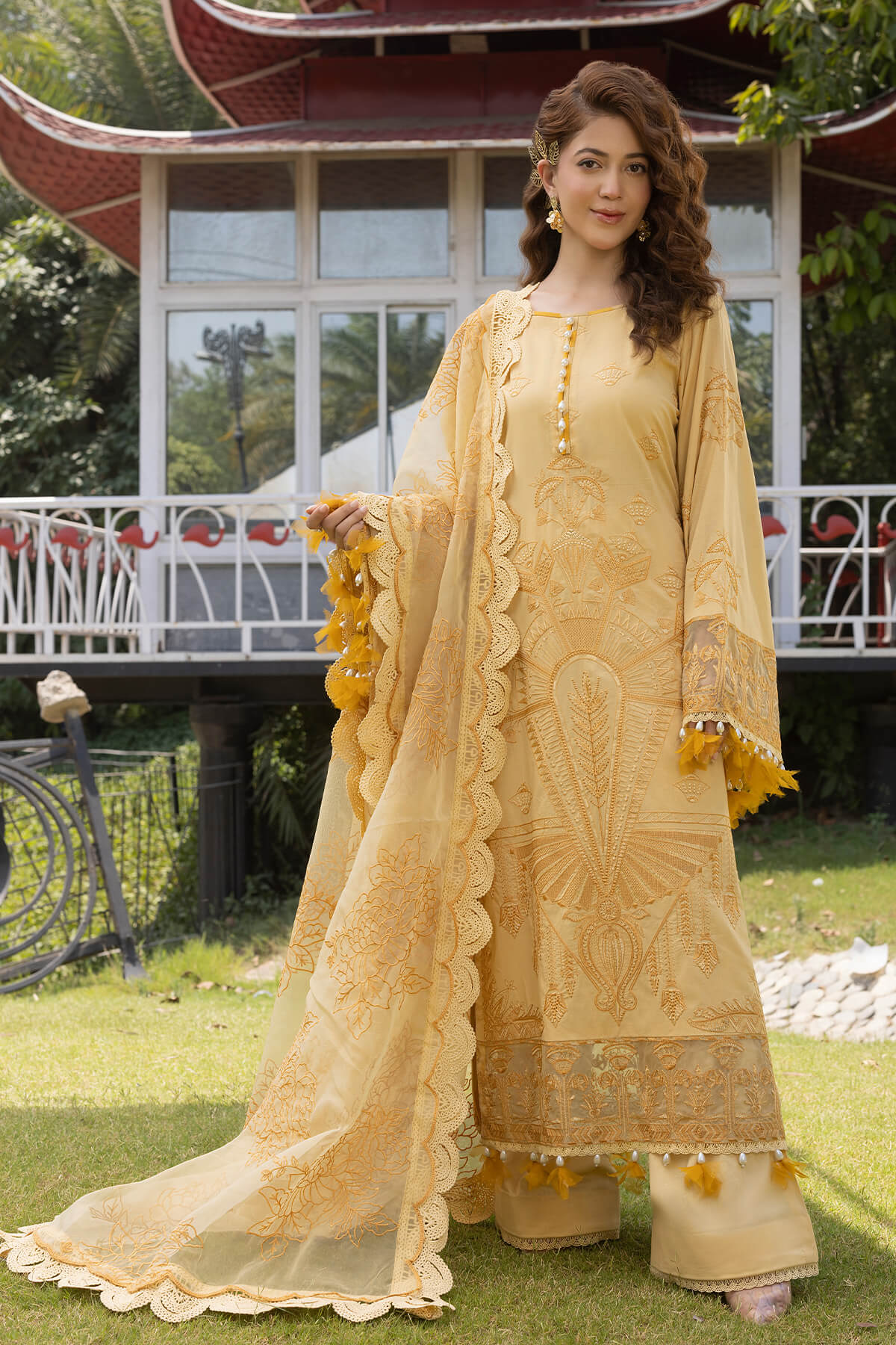 Raeesa Premium | Ferya Lawn | Noor E Fajar | Ferya | FD-01 - Khanumjan  Pakistani Clothes and Designer Dresses in UK, USA 