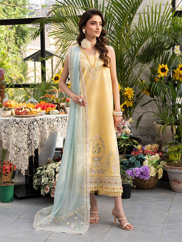 Izel | Meadow Muse Embroidered Lawn 25 | FLEURIS