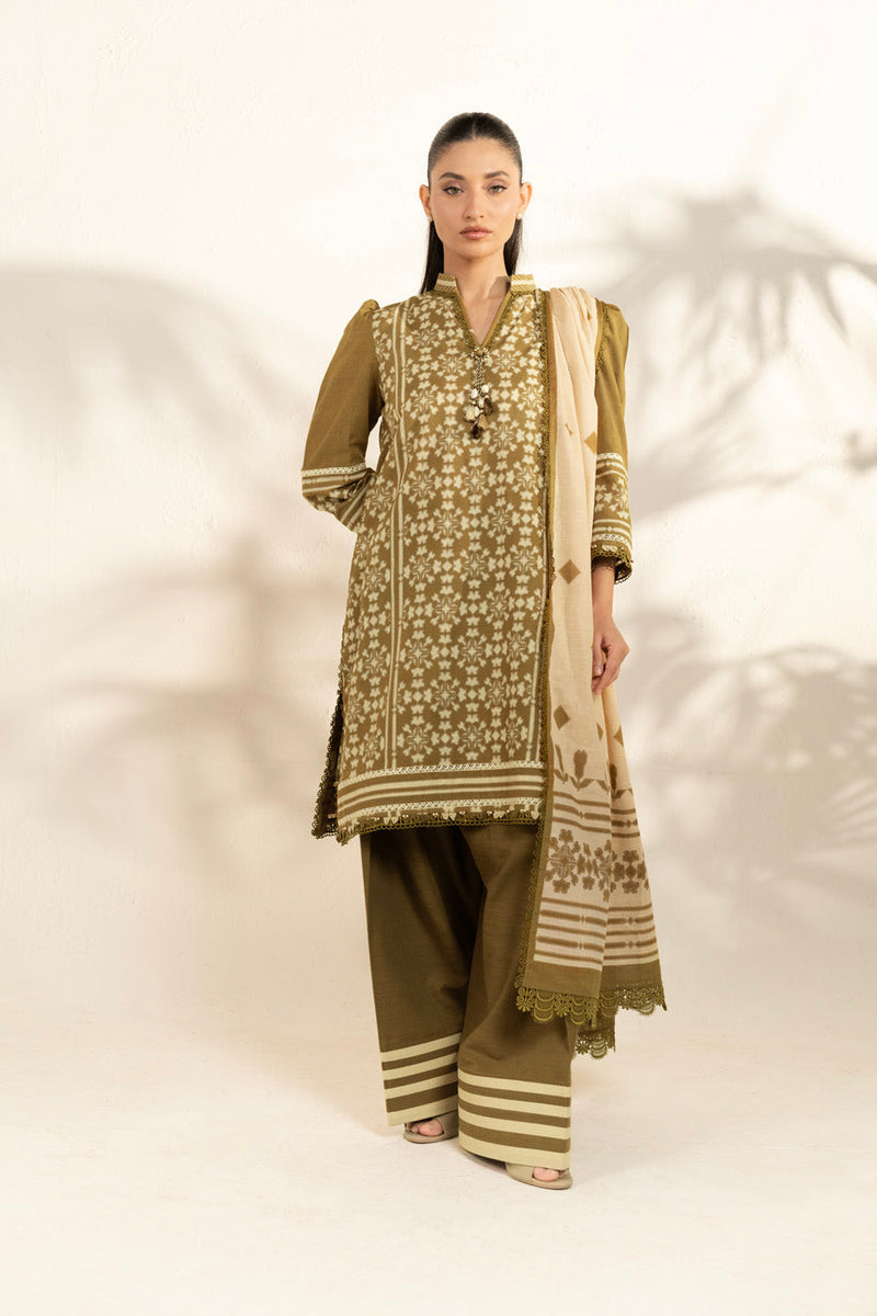 Al Karam | Winter 25 | FW-162.1-25-1-Olive Green