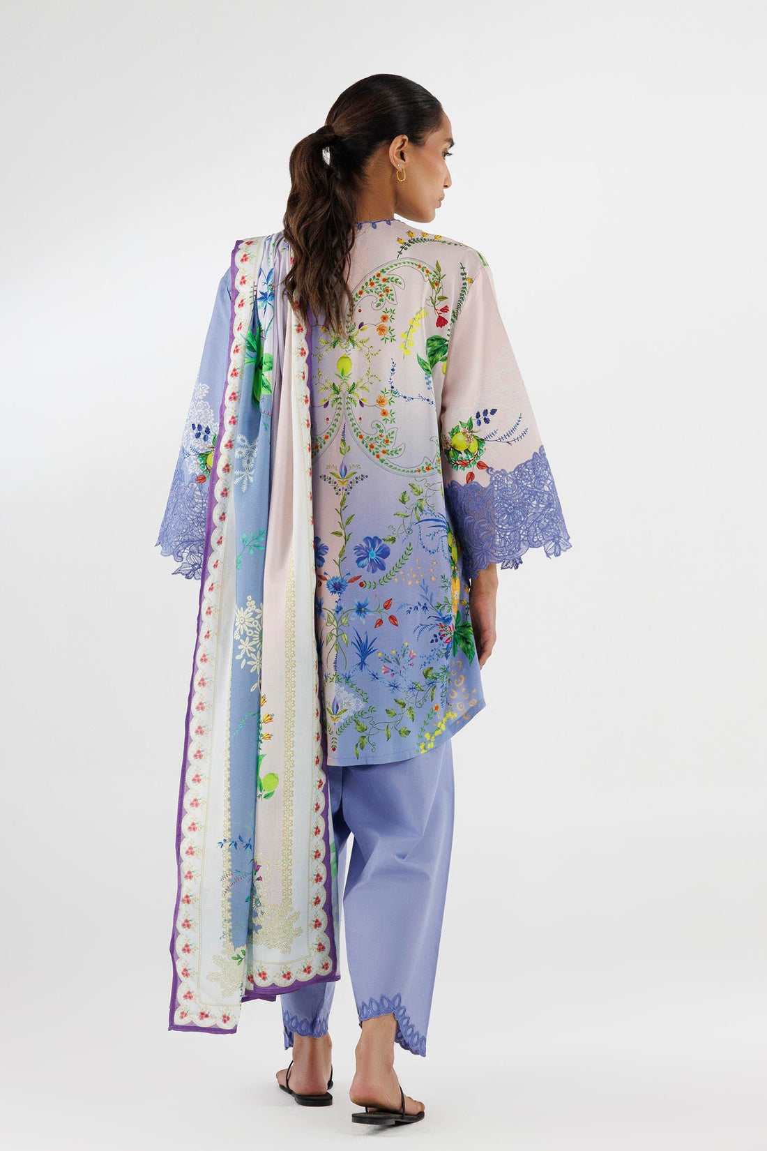 Sana Safinaz | Luxury Pret | Muzlin Linen Suit FW25MUZ017BP3